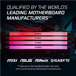 Kingston FURY Renegade RGB 96GB (2x48GB) DDR5 6000MHz CL32 UDIMM