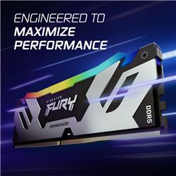 Kingston FURY Renegade RGB 96GB (2x48GB) DDR5 6000MHz CL32 UDIMM