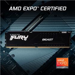 Kingston FURY Beast 32GB (2x16GB) DDR5 6000MHz CL30 UDIMM