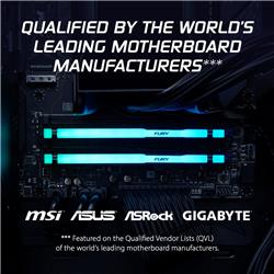 Kingston FURY Beast RGB 64GB (2x32GB) DDR5 6000MHz CL30 UDIMM