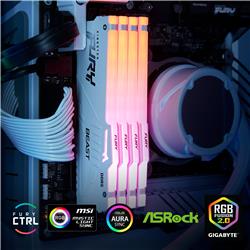 Kingston FURY Beast RGB 32GB (2x16GB) DDR5 6000MHz CL36 UDIMM