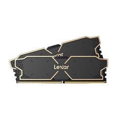 Lexar THOR OC 32GB (2x16GB) DDR5 6000MHz CL36 1.4V UDIMM INTEL XMP,AMD EXPO - Desktop Memory - Black (LD5U16G60C36LG-RGD)