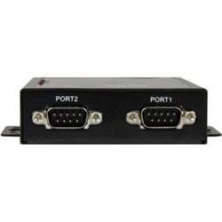 STARTECH 2 Port Serial to IP Ethernet Device Server | RS232 | Metal and Mountable