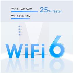 TP-Link (RE600X) - AX1800 Wi-Fi 6 Range Extender