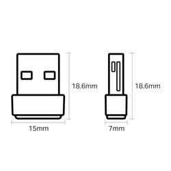TP-Link (Archer T2U Nano) AC600 Nano Wireless USB Adapter