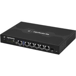 Routeurs Gigabit UBIQUITI avec SFP - 6 ports - Port de gestion - Ports PoE - 1 emplacement - Ethernet Gigabit - 1U - Montage...