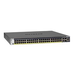 NETGEAR (GSM4352PB-100NES) Switch administrable empilable 48x1G PoE+ avec 2x10GBASE-T et 2xSFP+ (bloc d'alimentation 1 0...
