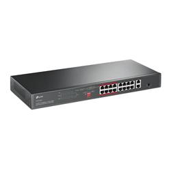 TP-Link (TL-SL1218P) 16-Port 10/100 Mbps + 2-Port Gigabit Switch