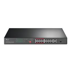 TP-Link (TL-SL1218P) 16-Port 10/100 Mbps + 2-Port Gigabit Switch