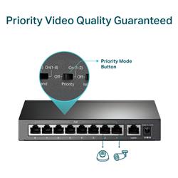 TP-Link (TL-SF1009P) Switch de bureau 9 ports 10/100 Mbps