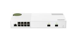 QNAP (QSW-M2108-2S) Management Switch, 8 port 2.5Gbps, 2 port 10Gbps SFP+. Easy management with web browser.