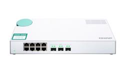 QNAP (QSW-308S) 3-port 10GbE SFP+ and 8-port Gigabit Unmanaged Switch "