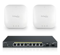 EnGenius (EWS2910P-Kit-300) - Commutateur de contrôle RL / 2 AP -- Crééz ou prolongez un réseau Wi-Fi de manière abordable