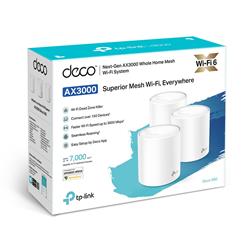 TP-Link (Deco X60) AX3000 Whole Home Mesh WiFi System(Open Box)