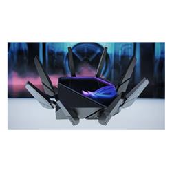 ASUS ROG Rapture WiFi 6E Gaming Router (GT-AXE16000) - Quad-Band, 6 GHz Ready, Dual 10G Ports, 2.5G WAN Port, AiMesh Support, T