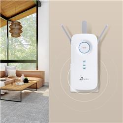TP-Link (RE550) - Prolongateur de portée Wi-Fi maillé AC1900. Wi-Fi bi-bande AC1900 - 600 Mbps simultanés sur 2.4GHz + 1300 ...