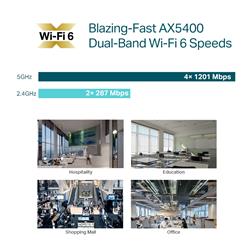 TP-Link (EAP670) - Point d'accès WiFi 6 à montage au plafond AX5400