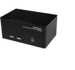 Commutateur KVM USB DVI à 2 ports triple moniteur STARTECH