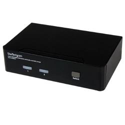 StarTech.com - Commutateur KVM HDMI USB à 2 ports avec Audio et USB 2.0 - 2 x 1 - 2 x Mini HDMI Audio/Video numérique -