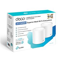 TP-Link (Deco X50(2-Pack)) - AX3000 Whole Home Mesh WiFi 6 System 2 Pack(Open Box)