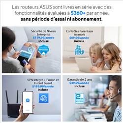 ASUS XD5 ZenWiFi AX3000 Mini système WiFi 6 maillé pour toute la maison (paquet de 2)