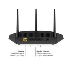 NETGEAR (RAX36S-100PAS) Nighthawk AX4  AX3000 Wi-Fi 6 Router