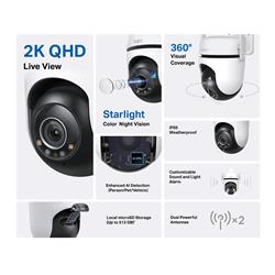 TP-Link Tapo C520WS Caméra Wi-Fi de sécurité extérieure intelligente