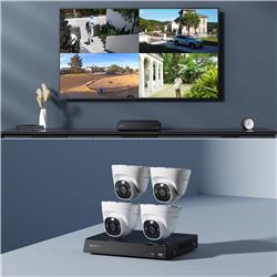 Reolink NVS8-8MD4 4K UHD PoE NVR System with 4 Cameras