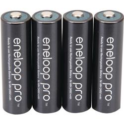 PANASONIC Eneloop PRO AA 2550mAh NiMH Rechargeable Battery 4 Pack