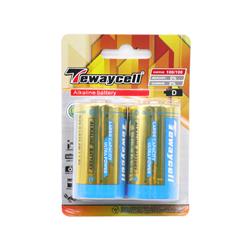 TEWAYCELL - Paquet de 2 piles alcalines D