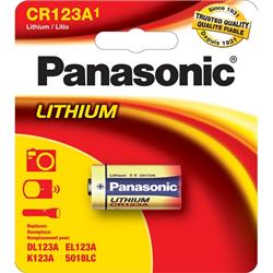 PANASONIC (CR123APA1B) - Pile au lithium de 3 V