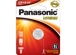 PANASONIC 1616 Lot de 1 pile bouton au lithium 3 V (CR1616PA1BL)