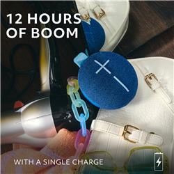 ULTIMATE EARS Miniroll Waterproof Bluetooth Speaker, Blue