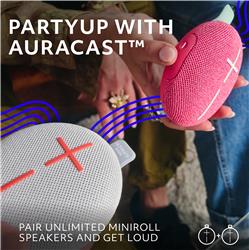 ULTIMATE EARS MINIROLL Haut-parleur Bluetooth étanche, Gris