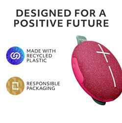 ULTIMATE EARS MINIROLL Haut-parleur Bluetooth étanche, Rose