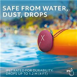 ULTIMATE EARS MINIROLL Haut-parleur Bluetooth étanche, Rose