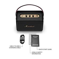 MARSHALL Kilburn III Portable Bluetooth speaker, Black & Brass