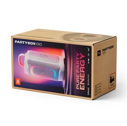 JBL PartyBox 130 Enceinte de soirée portable, Blanc