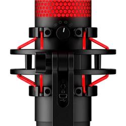 HyperX QuadCast  USB Microphone, Black (Red lightning)(Open Box)