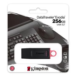 Kingston DataTraveler Exodia 256GB USB 3.2 Gen 1 - Flash Drive(Open Box)