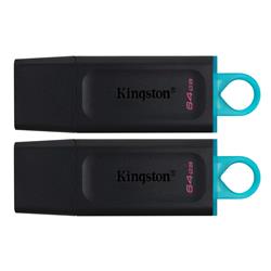 Kingston DataTraveler Exodia 64GB USB 3.2 Gen 1 2-Pack - Flash Drive