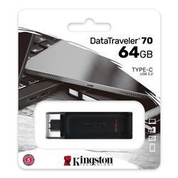 Kingston DataTraveler 70 64GB USB-C 3.2 Gen 1 - Flash Drive
