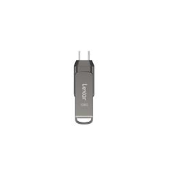 Lexar JumpDrive D400 128GB Dual Port (USB-A + Type-C)  - Flash Drive