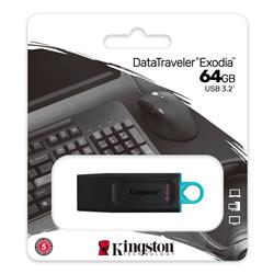 Kingston DataTraveler Exodia 64GB USB 3.2 Gen 1 - Flash Drive