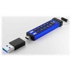 iStorage datAshur PRO+C 128GB USB 3.2 (Gen 1) SuperSpeed USB 3.2 Gen 1