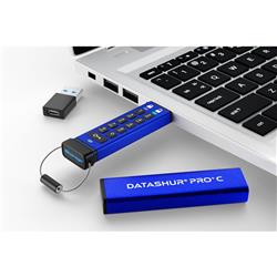 iStorage datAshur PRO+C 128GB USB 3.2 (Gen 1) SuperSpeed USB 3.2 Gen 1