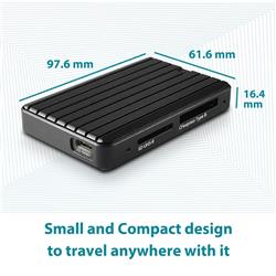 Vantec CFexpress Type B And SD 4.0 UHS-II Dual LUN Card Reader(Open Box)