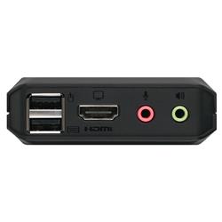 IOGEAR Commutateur KVM 2 ports 4K avec connexions HDMI, USB et audio