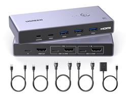 UGREEN 8K@60Hz KVM Switch CM692 HDMI with USB 3.0 Ports Switch