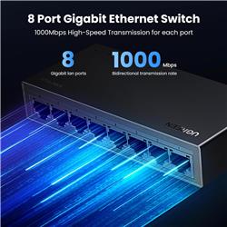 Switch Ethernet Gigabit non administrable UGREEN CM834 à 8 ports